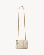 YSL Envelope Small in Quilted Grain De Poudre Embossed Leather - Image 2